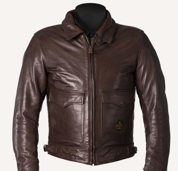 Helstons Bill Leather Brown Jacket