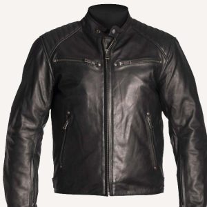 Helstons Rocket Leather Black Jacket