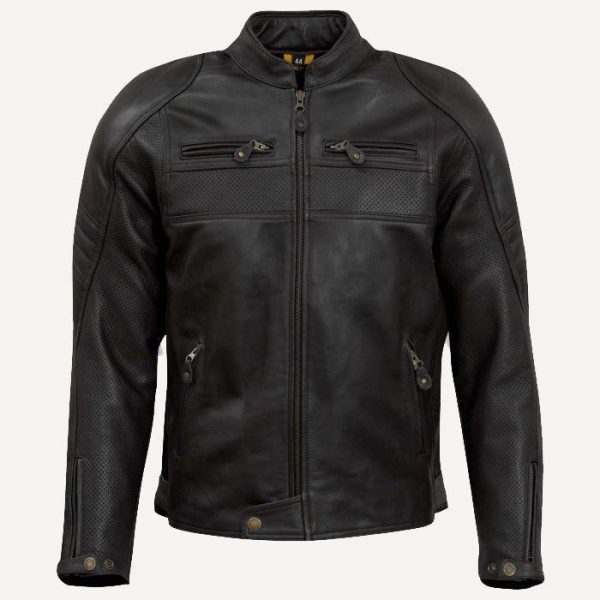 Merlin Odell Black Leather Air Jacket