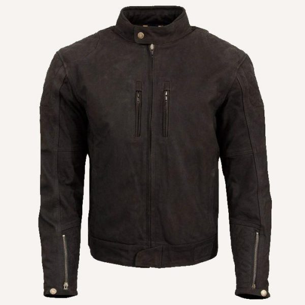 Merlin Stockton Leather Brown Jacket