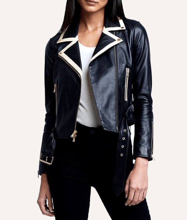 Riverdale Season 06 Vanessa Morgan Black Leather Jacket