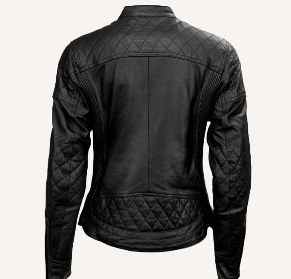 Roland Sands Design Riot Womens Leather Black Jacket