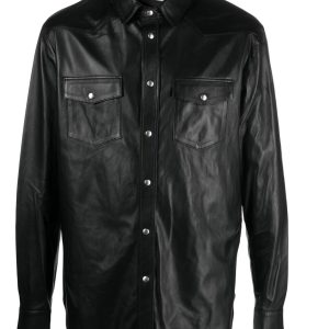 Section 8 Mickey Rourke Black Leather Jacket