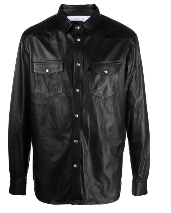 Section 8 Mickey Rourke Black Leather Jacket