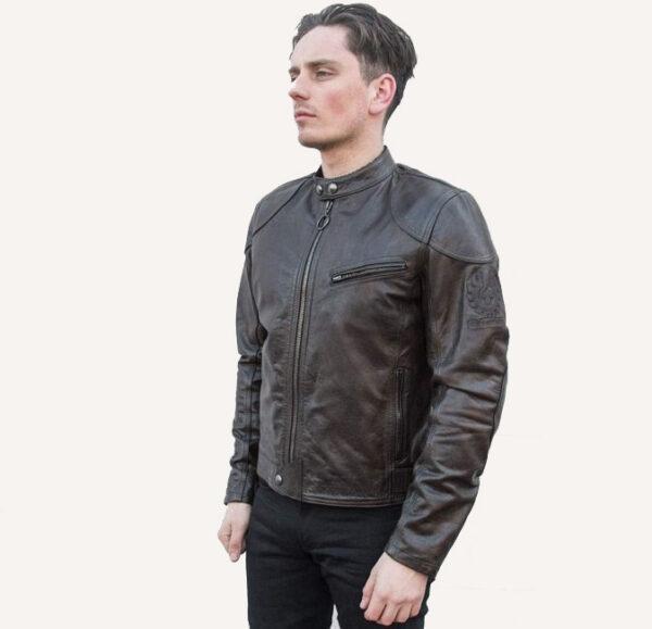 Supreme Hand Waxed Leather Mahogany Jacket