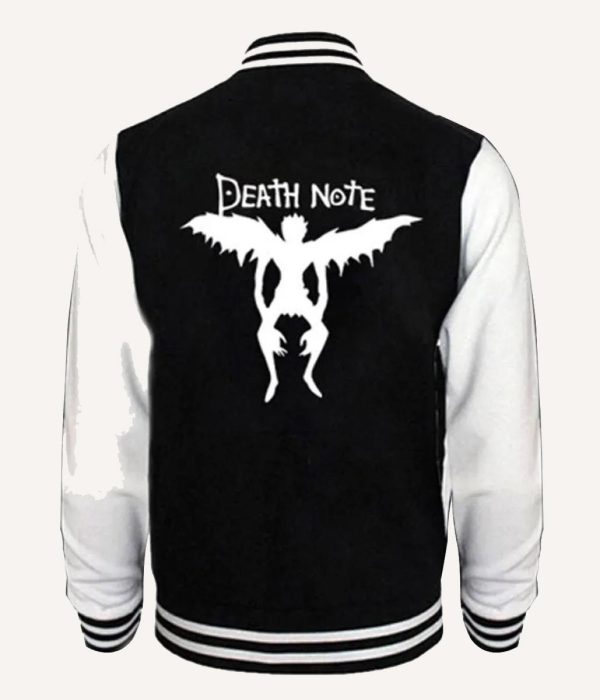 Varsity Death Note Black and White Jacket