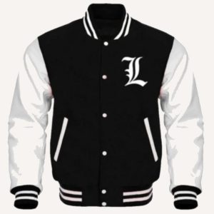 Varsity Death Note White and Black Jacket