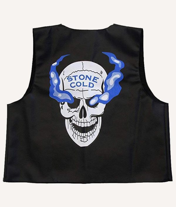 WWE Stone Cold Steve Austin 3:16 Black Skull Vest