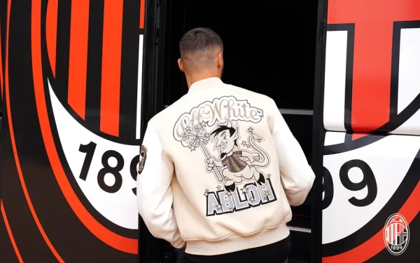 AC Milan x Off White Varsity Jacket - A2 Jackets