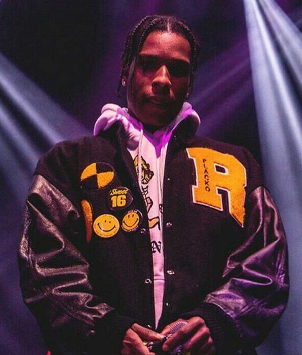 Asap Rocky Letterman Jacket