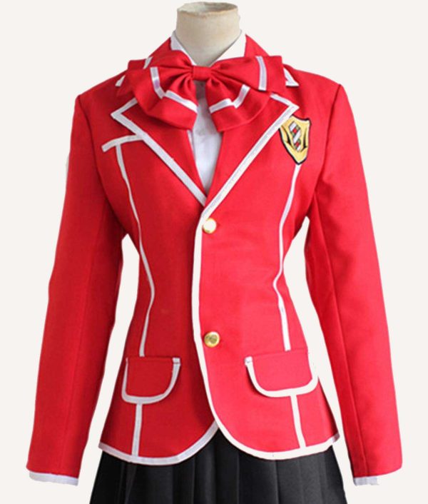 Inori Yuzuriha Guilty Crown Red Jacket