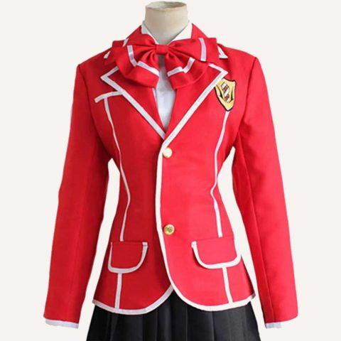 Inori Yuzuriha Guilty Crown School Red Jacket