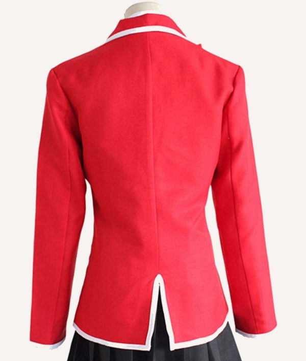 Inori Yuzuriha Guilty Red Crown Jacket