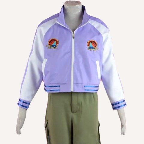 Ivan Karelin Tiger and Bunny Purple and White Jacket