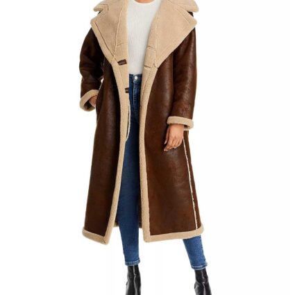 Josha Stradowski The Wheel of Time Brown Leather Coat