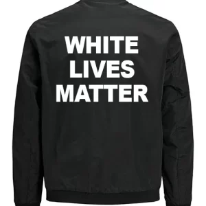 Kanye West White Lives Matter Bomber Jacket