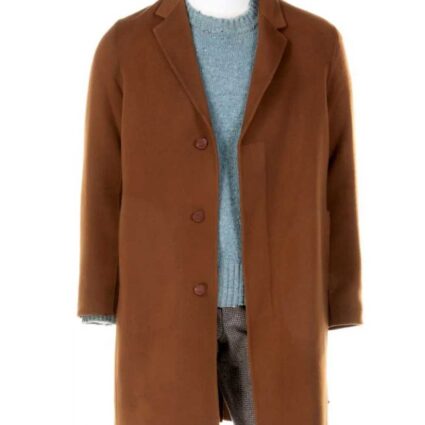 Knives Out Chris Evans Brown Coat