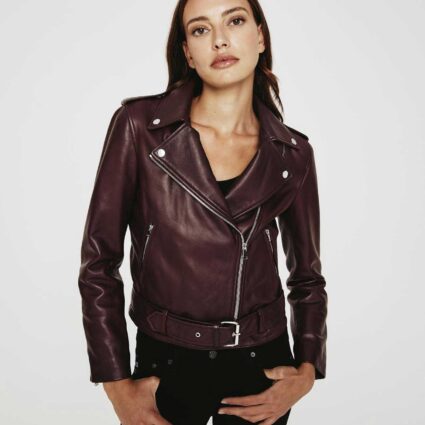 Lisette Olivera National Treasure Leather Jacket