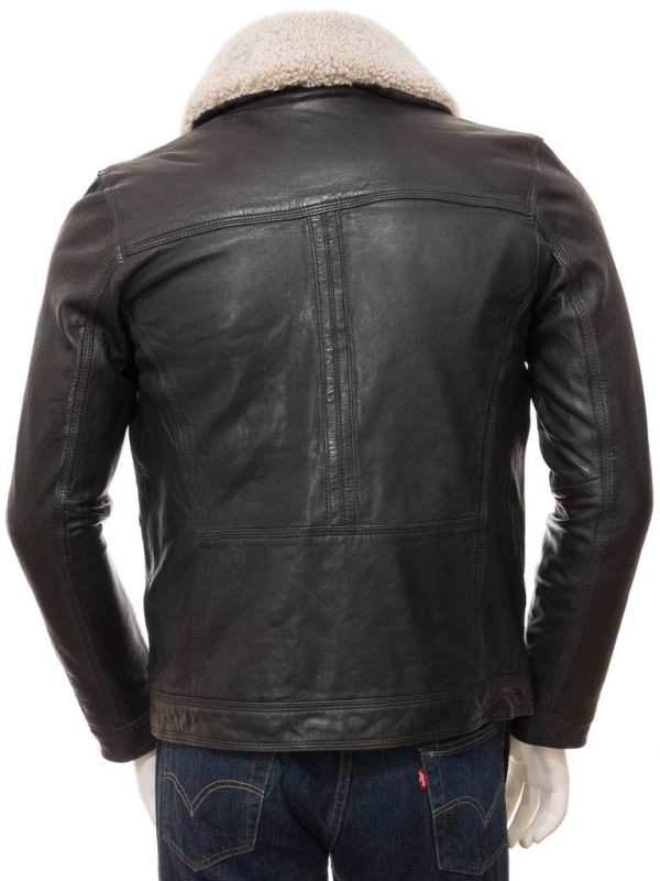 Men's Black Classic Leather Jacket