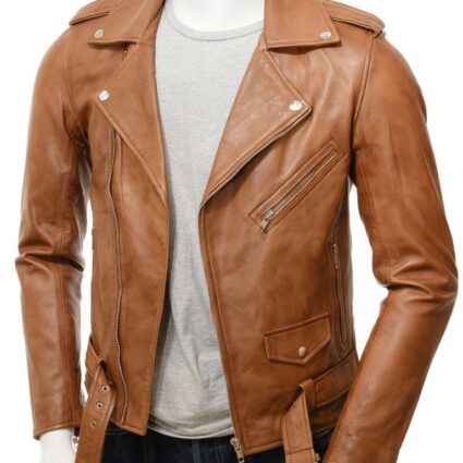 Men's Iconic Leather Biker Jacket