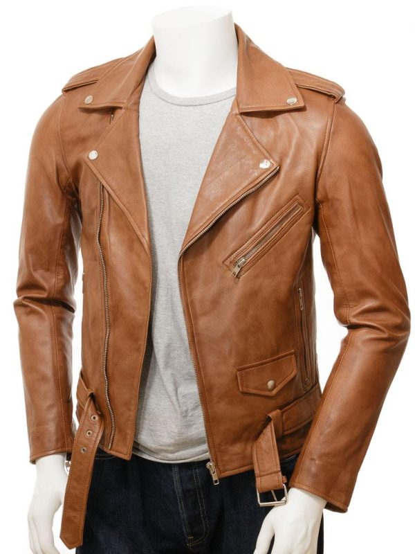 Men's Iconic Leather Biker Jacket