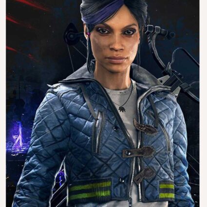 Mia Caldwell Dying Light 2 Satin Jacket