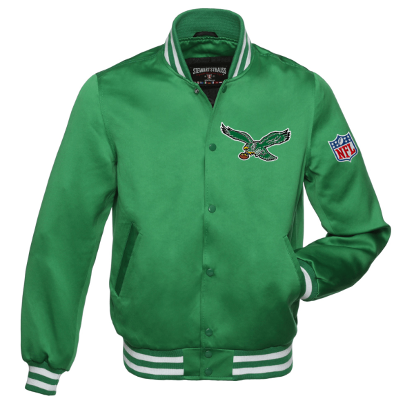 Philadelphia Eagles Vintage Style Satin Jacket