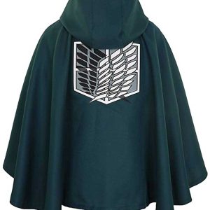 Attack on Titan Green Hooded Cape