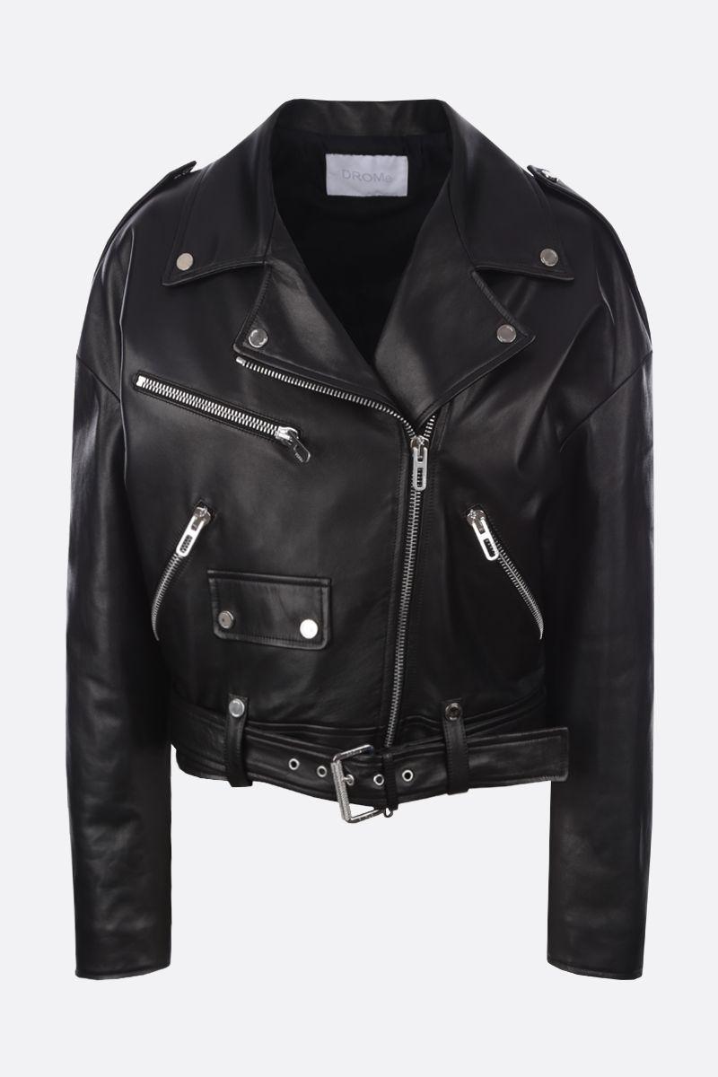 Beyonce Biker Cropped Black Leather Jacket - A2 Jackets