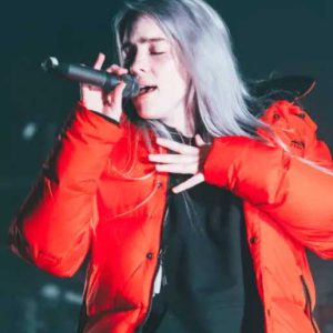 Billie Eilish Red Puffer Red Jacket