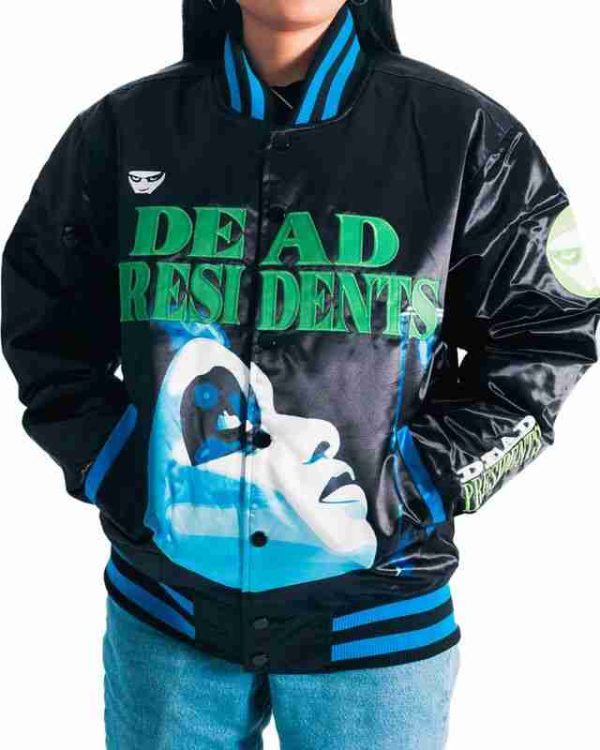 Black Dead Presidents Satin Jacket