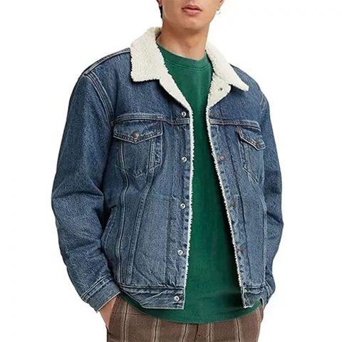 Chucky Season 2 Zackary Arthur Shearling Denim Jacket