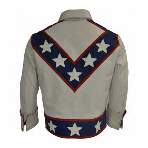 Daredevil Evel Knievel Motorcycle Leather Jacket