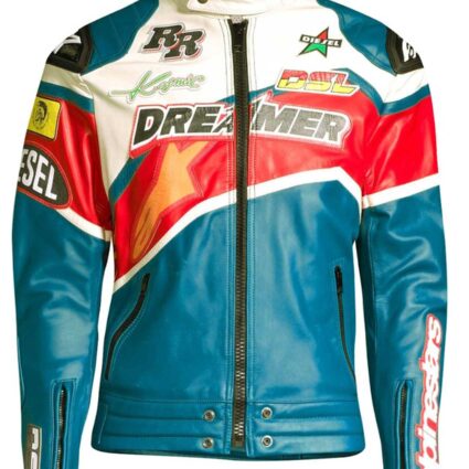 Dreamer Biker Blue Jacket