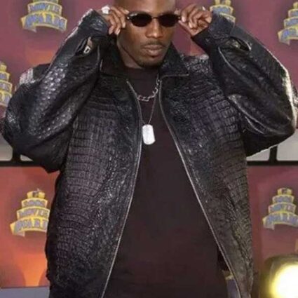 Earl Simmons DMX Alligator Real Leather Jacket