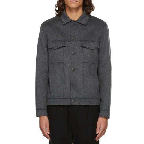 Evil Mike Colter Gray Trucker Jacket