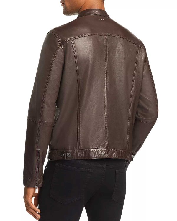 Evil Season 2 Mike Colter Leather Brown Jacket