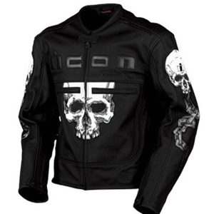 Icon Motorhead Skull Motorcycle Jacket