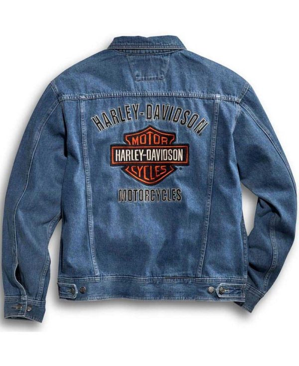 Men’s Harley Davidson Motorcycle Denim Jacket