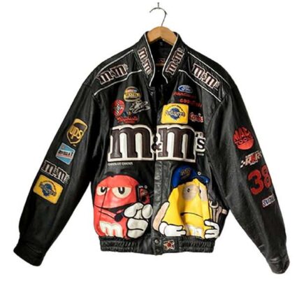 M&ms Black Bomber Black Jacket