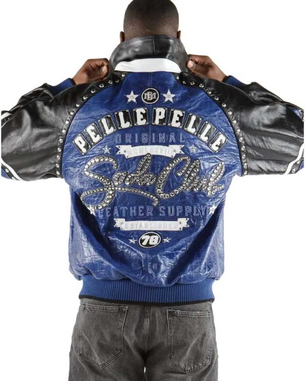 Pelle Pelle P 1978 Leather Blue Jacket