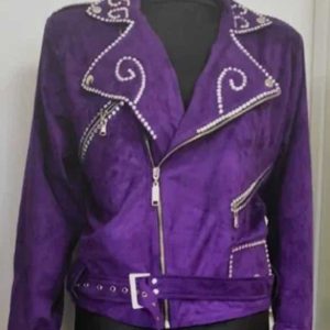 Selena Quintanilla Purple Suede Jacket