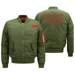 Stranger Things Bomber Green Jacket