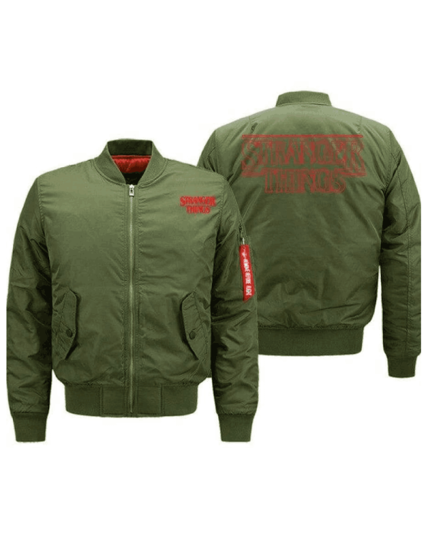 Stranger Things Bomber Green Jacket