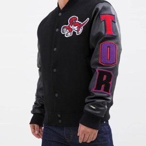 Toronto Raptors Black & Grey Jacket