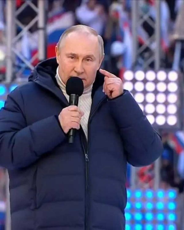 Vladimir Putin Puffer Black Jacket