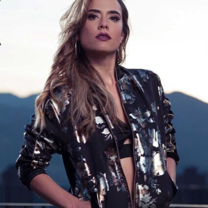 Yeimi Montoya The Queen of Flow Satin Jacket
