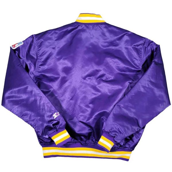 90s Minnesota Vikings Purple Bomber Jacket