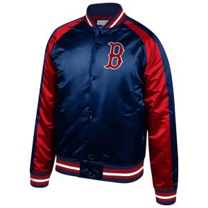 Boston Red & Blue Sox Satin Jacket