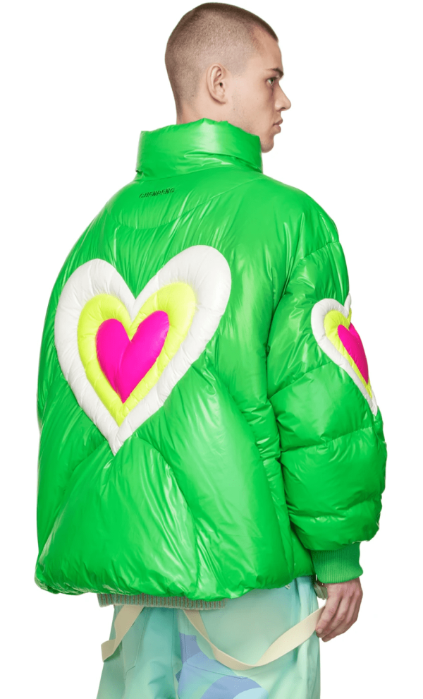 CHEN PENG Green Lovers Down Jacket